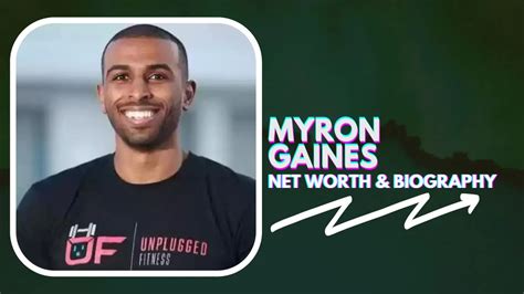 myron gaines age|Myron Gaines Age, Net Worth, Bio, Height [Updated October 2024 ]